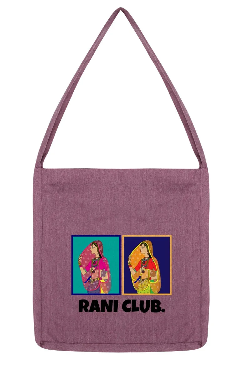 RANI CLUB Woven Twill Tote Sling Bag