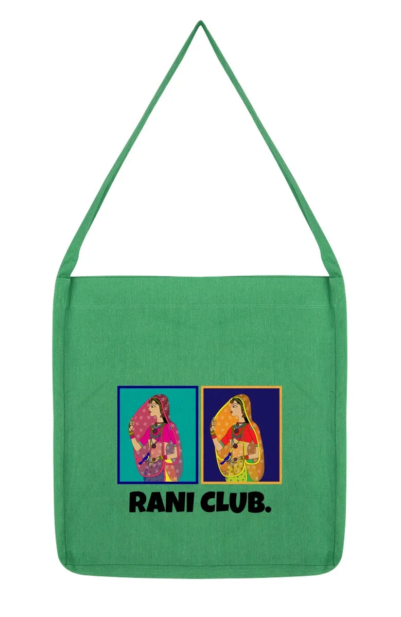 RANI CLUB Woven Twill Tote Sling Bag