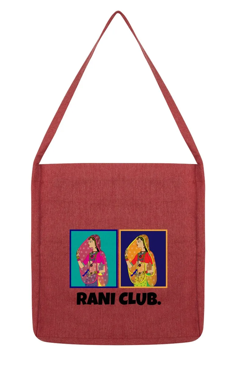 RANI CLUB Woven Twill Tote Sling Bag