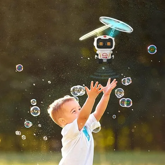 Rechargeable Light Up Drone Infrared Induction Hand Control Helicopter