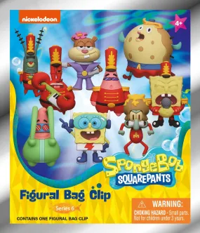 Spongebob Squarepants - Series 6 - 3D Foam Bag Clip