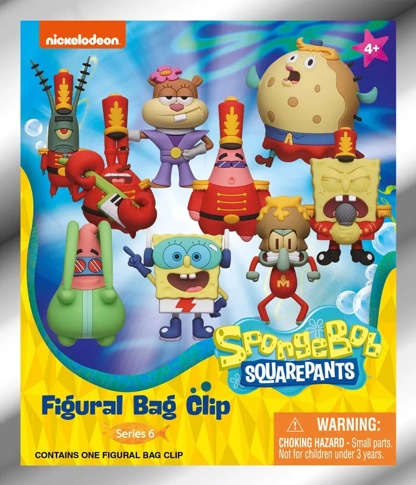 Spongebob Squarepants - Series 6 - 3D Foam Bag Clip