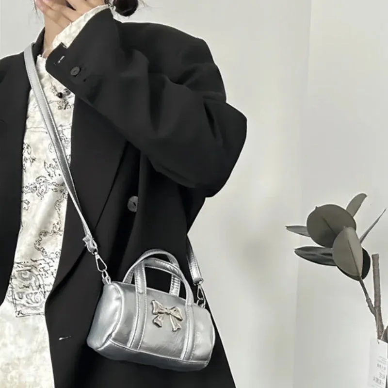 TAVIMART  -  Japanese Sweet Y2k Aesthetic Bow Crossbody Bag Fashion Chic Vintage Women's Handbags Casual Office Lady All Match Crossbody Bags