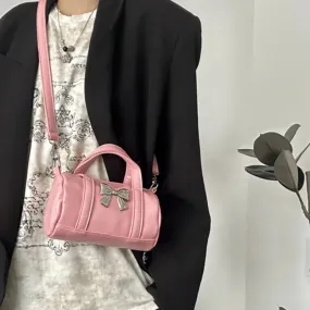TAVIMART  -  Japanese Sweet Y2k Aesthetic Bow Crossbody Bag Fashion Chic Vintage Women's Handbags Casual Office Lady All Match Crossbody Bags
