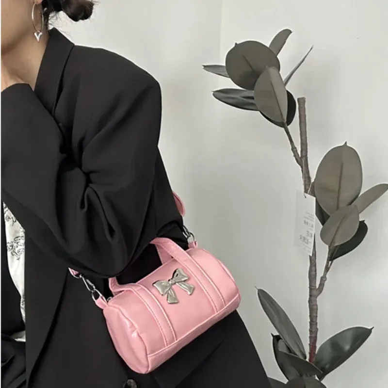 TAVIMART  -  Japanese Sweet Y2k Aesthetic Bow Crossbody Bag Fashion Chic Vintage Women's Handbags Casual Office Lady All Match Crossbody Bags