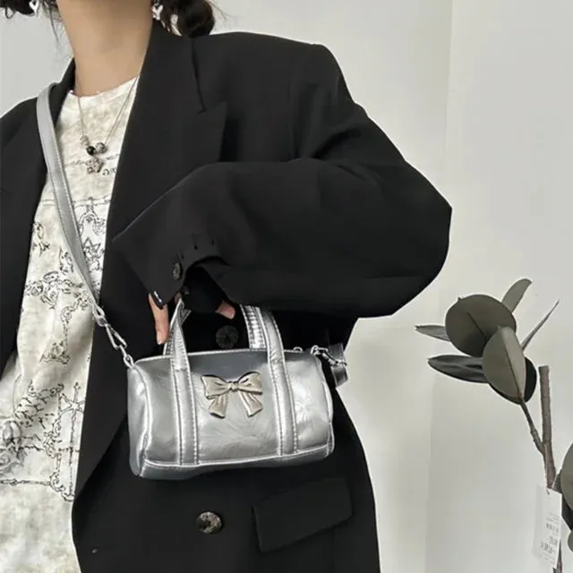 TAVIMART  -  Japanese Sweet Y2k Aesthetic Bow Crossbody Bag Fashion Chic Vintage Women's Handbags Casual Office Lady All Match Crossbody Bags