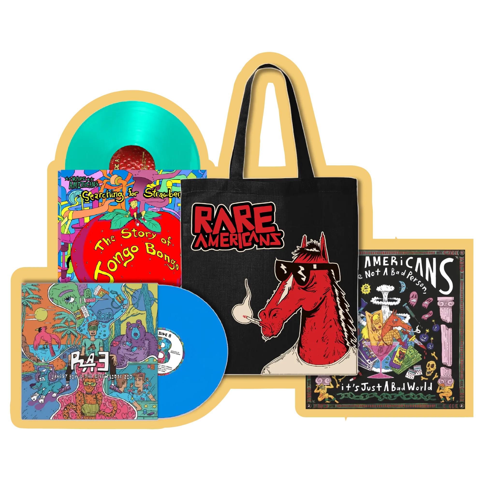 The Rare Vinyl Bundle   Tote Bonus