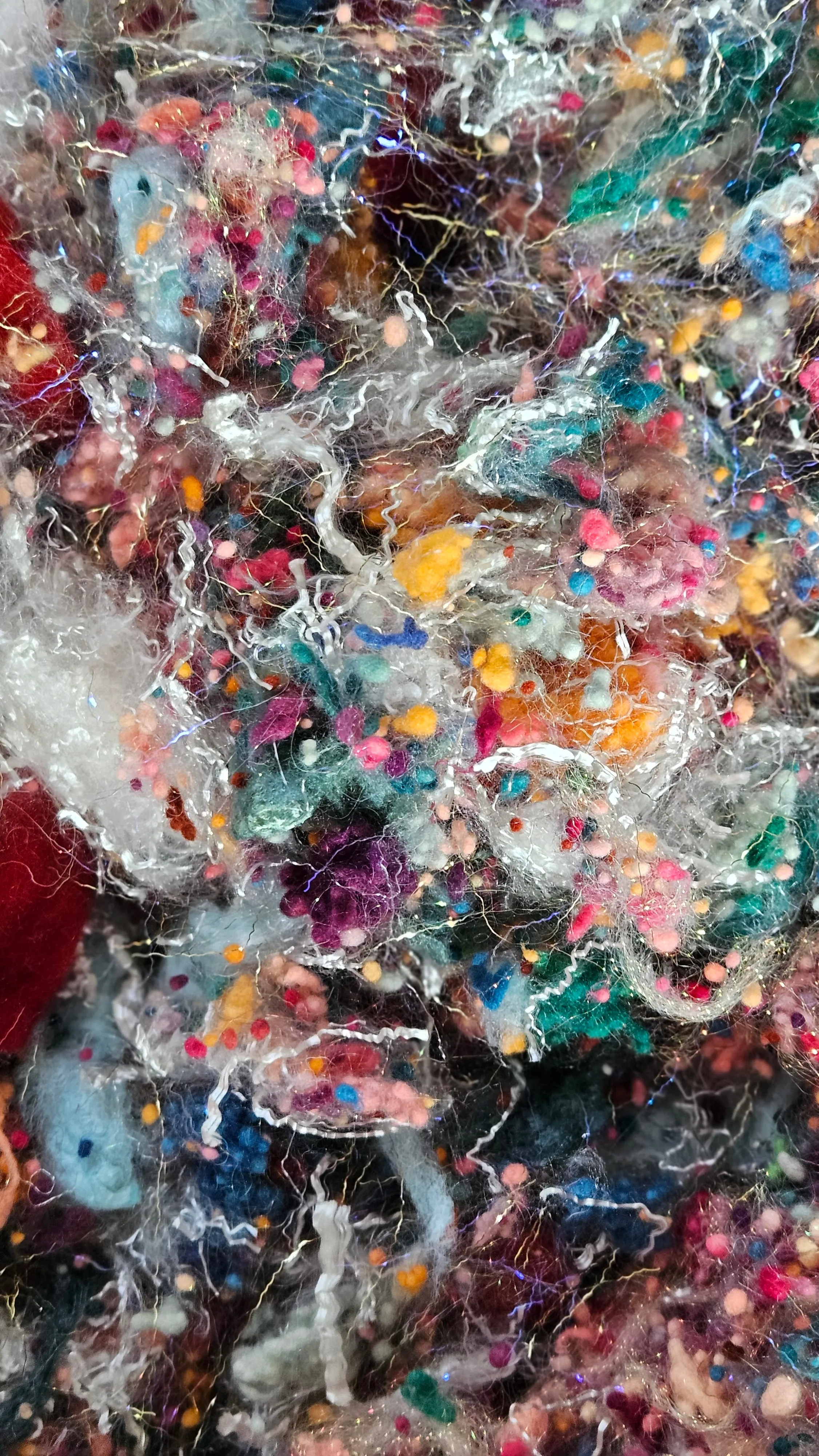 VIEW OF COLLIOURE Matisse Inspired Fiber Art Texture Eucalyptus Crimp Blend - 2.5 ounces
