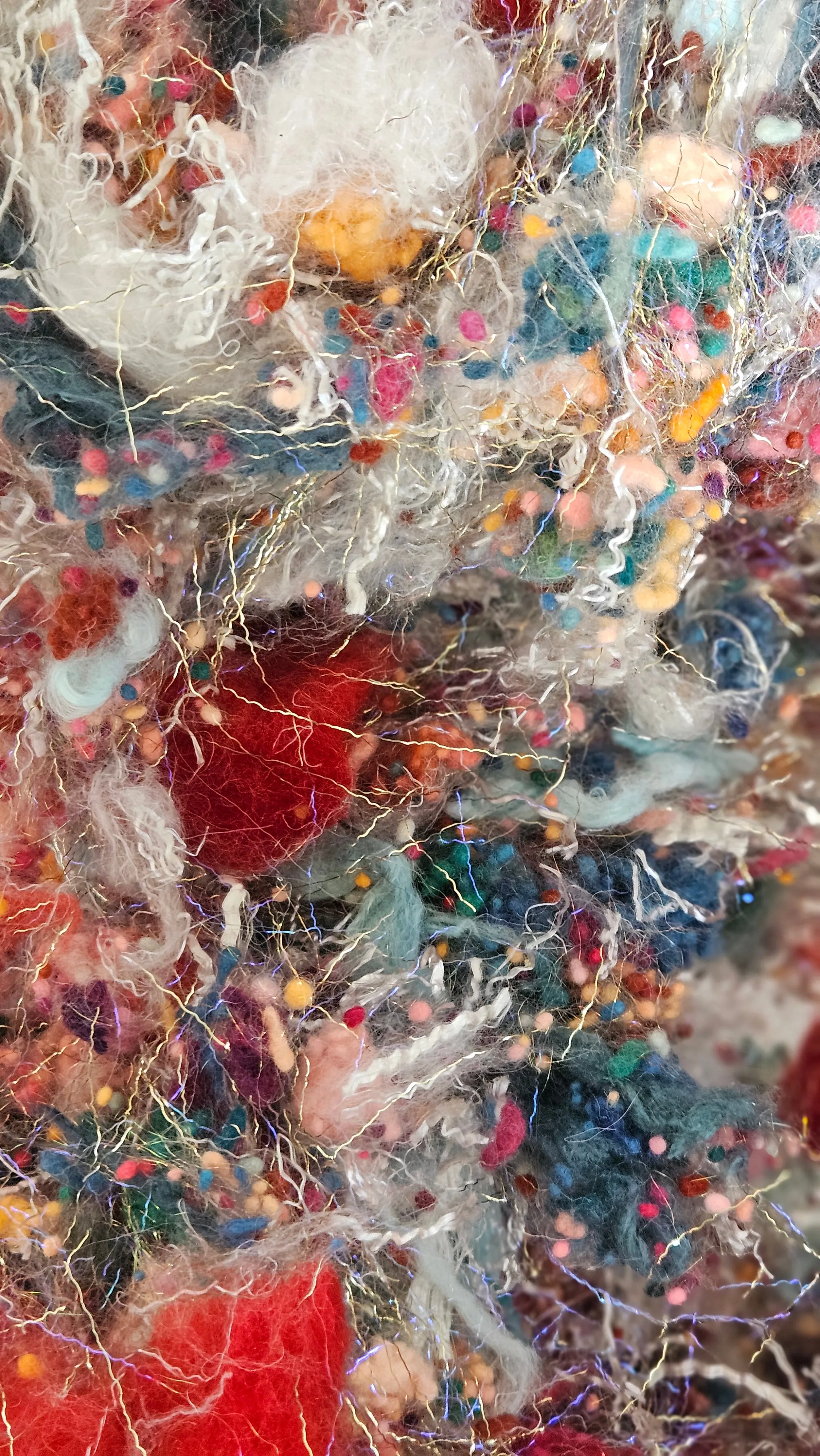 VIEW OF COLLIOURE Matisse Inspired Fiber Art Texture Eucalyptus Crimp Blend - 2.5 ounces