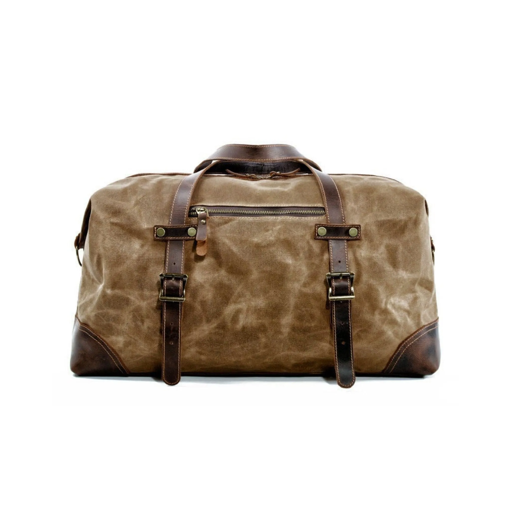 Waxed Canvas Holdall Duffel Bag