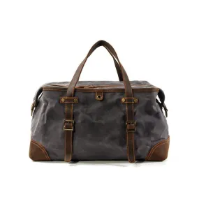 Waxed Canvas Holdall Duffel Bag