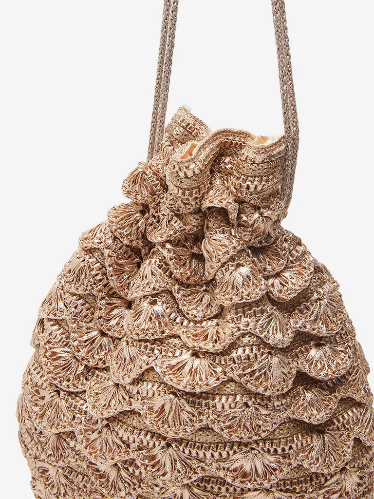 Westside Gold Crochet Pattern Potli Bag