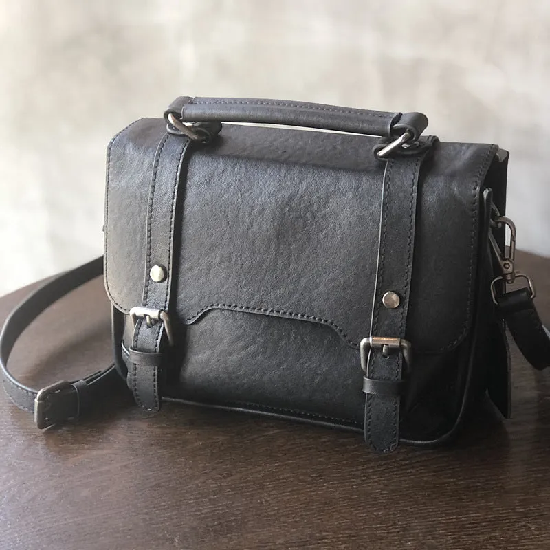 Women Brown Leather Satchels Leather Messenger Bag For Women