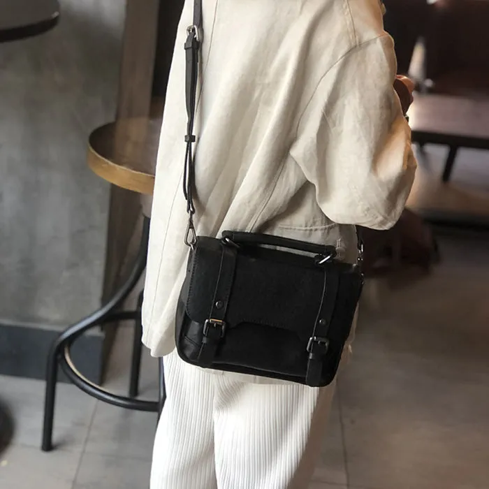 Women Brown Leather Satchels Leather Messenger Bag For Women